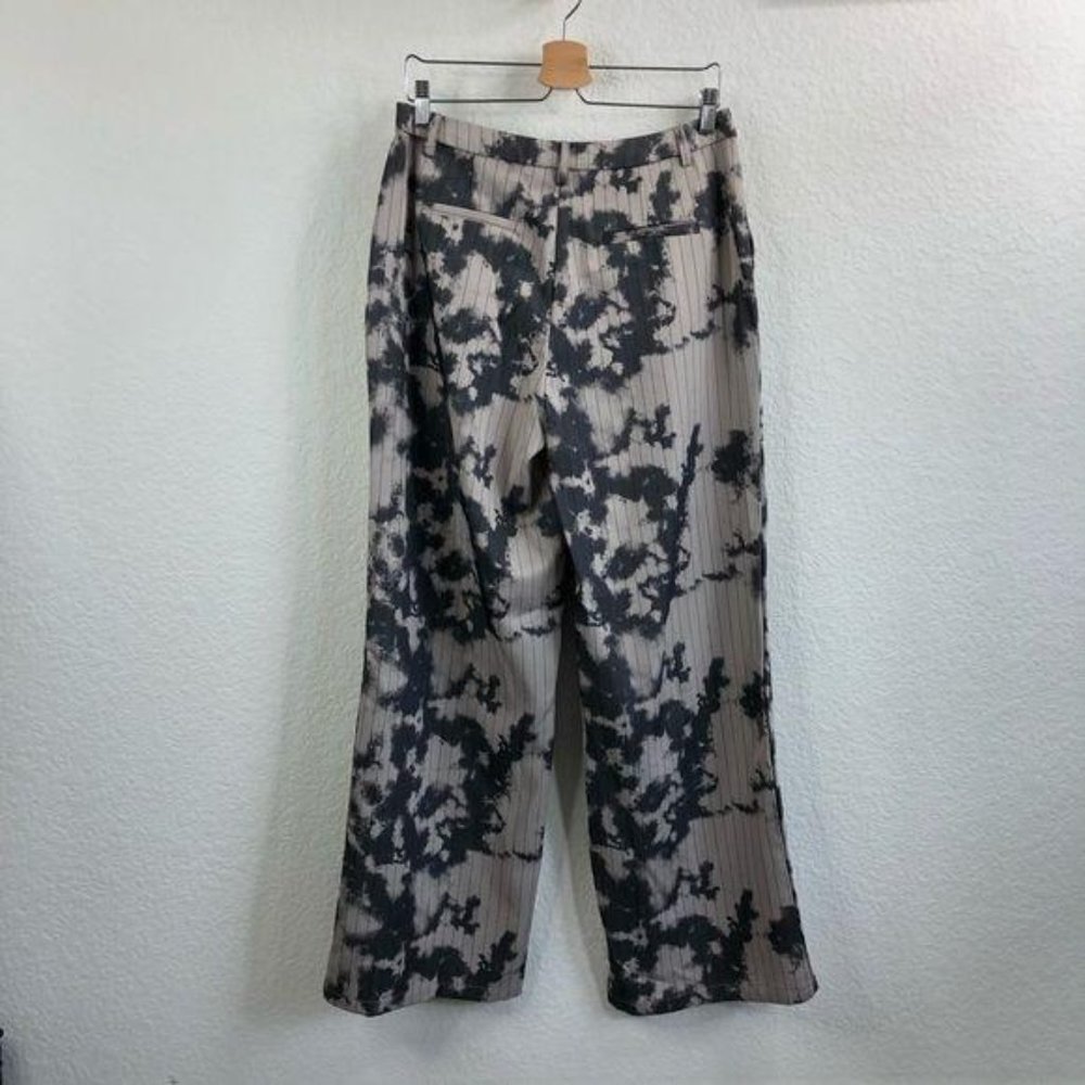 Jaded London Tie Dye Relaxed Wide Leg Pants Pinstripe - Picture 8 of 11